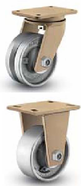Shepherd Bassick HA HB top plate casters