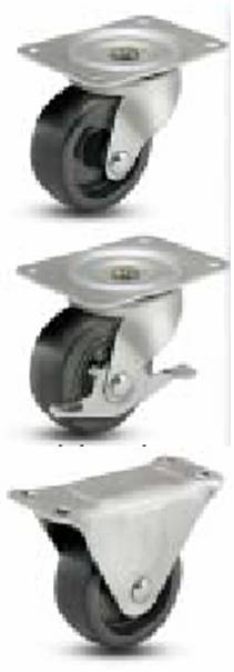 Shepherd General Duty top plate casters