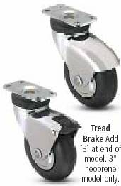 Shepherd Omega top plate casters