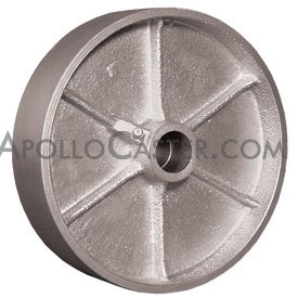 (image for) Wheel; 4" x 1-1/2"; Cast Iron; Delrin Spanner; 3/4" Bore; 1-5/8" Hub Length; 600# (Item #88934)