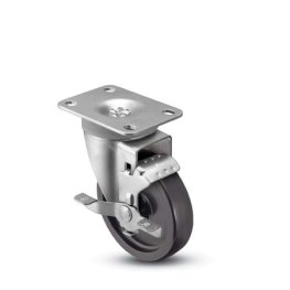 tread lock brake caster