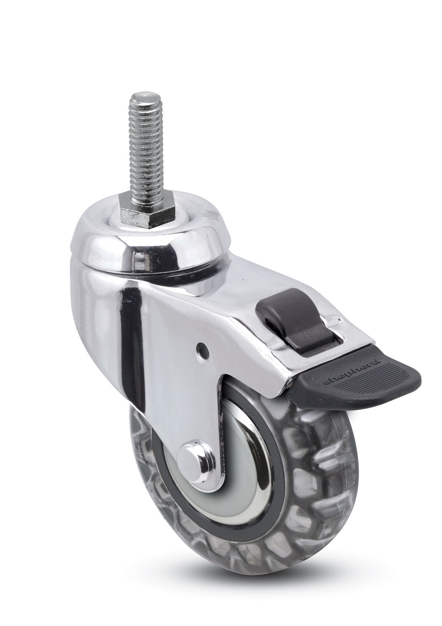 120 lb 3 in Polyurthn Swivel Stem Caster 120 lb 3 in Polyurthn Swivel Stem Caster