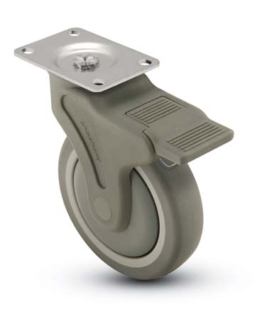 4 OD x 1-3/8 Wide Darcor 16-64-XD Ser: 64 Swivel Castor 4 OD x 1-3/8 Wide Darcor 16-64-XD Ser: 64 Swivel Castor