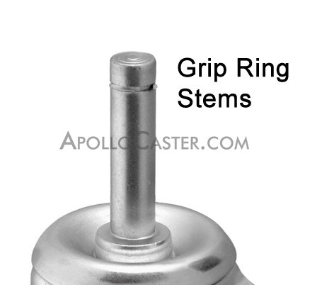 (image for) Caster Socket (Square); Grip Ring: 0.892" O.D. x 7/16" I.D.; fits connectors up to 1-1/2" long. For 1" 16ga square tubing or 61/64" I.D. Round tubing. (Item #89261)