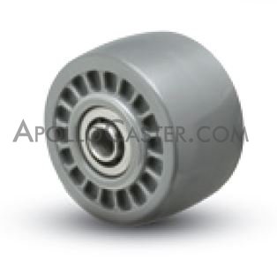 (image for) Wheel; 3" x 1-13/16"; Urethane (One Piece Solid); Roller Brng; 7/16" Bore; 2-1/16" Hub Length; 1000# (Item #87939)