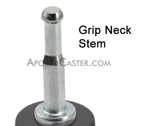 (image for) Socket; 3/8" O.D.; Steel; Grip Neck; 3/4" wide tack plate; press-in wood. For a 5/16" x 1-1/2" grip neck stem. 1-1/4" long; 1-5/8" deep hole required. (Item #89985)