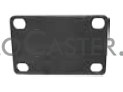 (image for) Caster Shim Plate; 2-5/8" x 3-5/8"; .215" thick; unplated Steel; Fits Plate (2-3/8"x3-5/8"; holes: 1-3/4"x2-7/8" slotted to 3"; 5/16" bolt) (Item #88527) - Click Image to Close