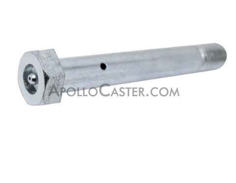 (image for) Axle & Nut; 1-1/4" x 6"; Steel; Zerk Axle, Fine Thread, comes with nut (Item #87905)