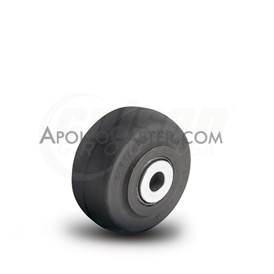 (image for) Wheel; 2" x 7/8"; 70A Rubber (Soft; non-marking); Ball Brng; 5/16" Bore; 1-1/8" Hub Length; 75#; 3-year Warranty (Item #87587)