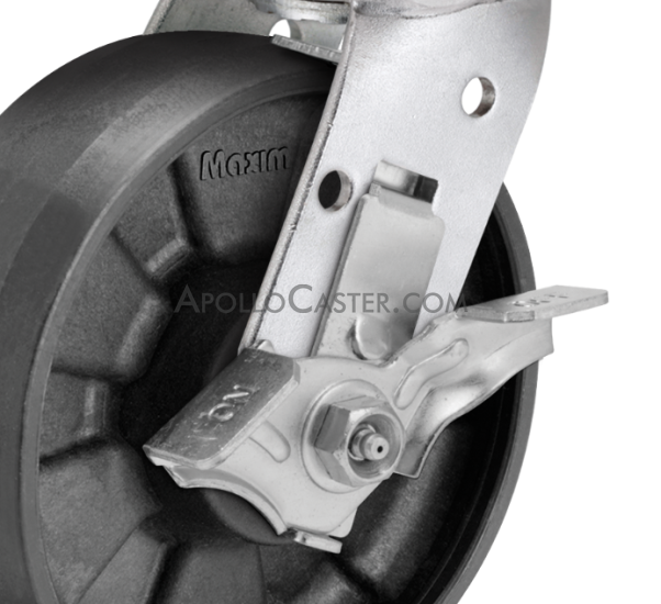 (image for) Brake Kit; 6" x 2"; Stainless; Top lock brake (Brand specific - must know caster/ yoke brand) (Item #87767)