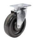 (image for) Caster; Swivel; 3"x1-1/2"; Phenolic; Plate (2-1/2"x3-5/8"; holes: 1-3/4"x2-7/8" slots to 3"; 5/16" bolt); Zinc; Steel Spanner; 350# (Item #67305)