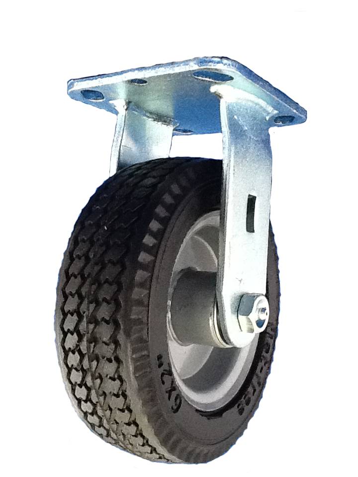 8" x 2-1/2" Pneumatic Wheel Caster Swivel Foam-Flat Free 