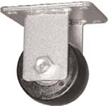Caster; Rigid; 3" x 1-3/4"; Phenolic; Top Plate (2-3/8"x3-5/8"; holes: 1-3/4"x2-7/8" slotted to 3"; 5/16" bolt); Zinc; Roller Brng; 500# (Item #65609)