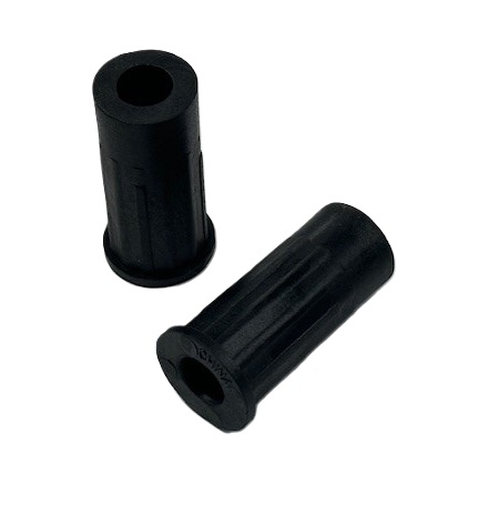 Socket (Round); Grip Ring: 0.865" O.D. x .7/16 I.D.; Delrin; 1" Round or Square Tubing; 16ga; fits 7/16" connectors up to 2" long (Open end) (Item #89555)
