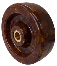 Wheel; 8" x 3"; Glass/ Epoxy - Hi-temp (Wet/ Dry); Roller Brng; 1" Bore; 3-1/4" Hub Length; 1900# (Item #87845)