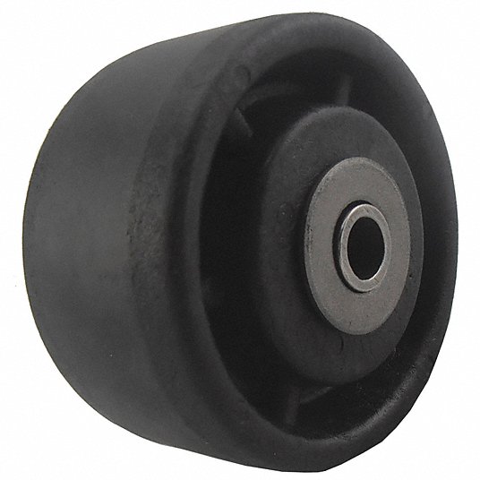 Wheel; 2-1/2" x 1-13/16"; Glass/ Nylon Hi-Temp (Bk); Roller Brng; 3/4" Bore; 2" Hub Length; 1200# (Item #87375)