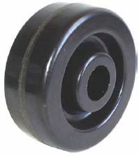 Wheel; 3-1/4" x 2"; Phenolic; Plain bore; 3/4" Bore; 2-7/16" Hub Length; 700# (Item #88398)