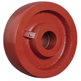 Wheel; 6" x 2"; Steel (Crowned Ductile); Roller Brng; 3/4" Bore; 2-7/16" Hub Length; 1750# (Item #88042)