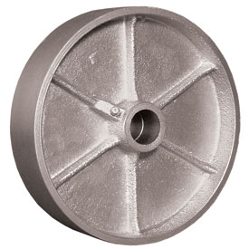 Wheel; 8" x 2-1/2"; Cast Iron; Plain bore; 1-15/16" Bore; 2-3/4" Hub Length; 1800# (Item #89470)